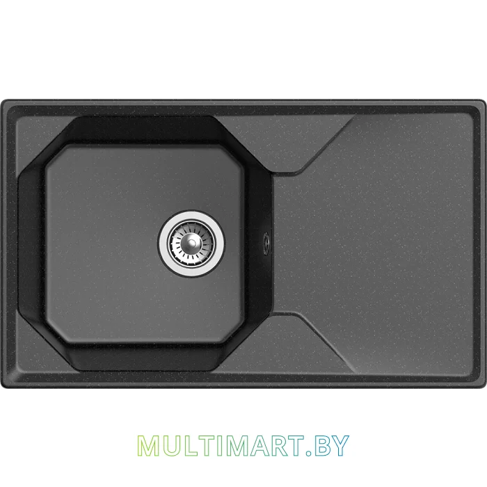 Кухонная мойка GranFest GF-U-840L (черный)